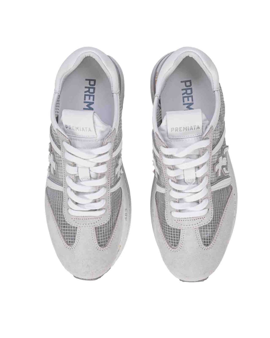 shop PREMIATA Saldi Scarpe: Premiata sneakers "Beth".
Topponcino in suede.
Logo Premiata. 
Fondo platform personalizzato dalla serigrafia logata Premiata.
Altezza Suola 5 cm.
Fusbet Interno 25 cm.
Composizione: SOLE: 75% EVA 5% TPU (PLASTIC MATERIAL) 20% RUBBER UPPER: 85% GOAT LEATHER 15% CALF LEATHER LINING: 100% GOAT LEATHER
Made in Vietnam.. BETH-6792 number 2469085